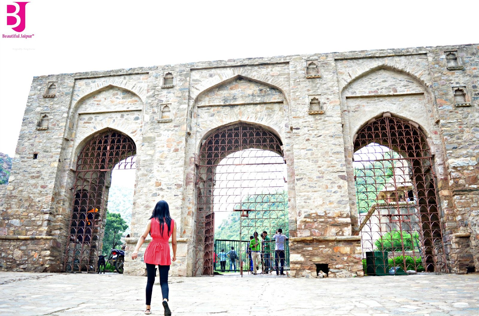 Main entrance gate of Bhangarh Fort in Rajasthan