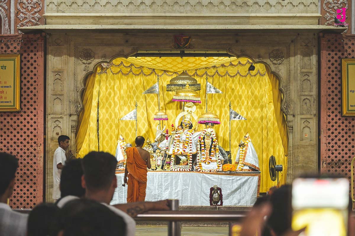 Shri Radha Govind Dev Ji darshan at Jaipur temple