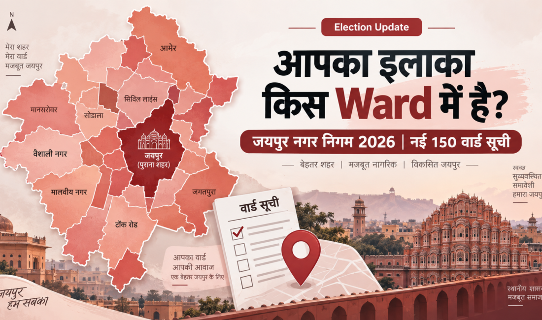 Jaipur Ward Election Update Infographic