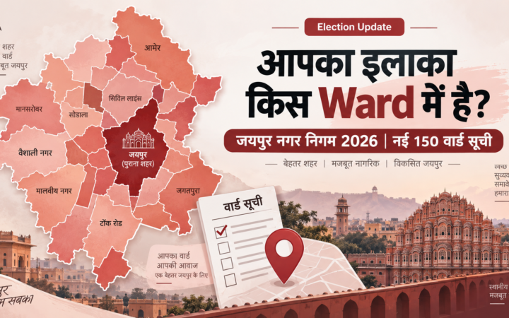 Jaipur Ward Election Update Infographic