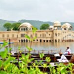 Jal Mahal Jaipur surrounded by Man Sagar Lake and Aravalli hills