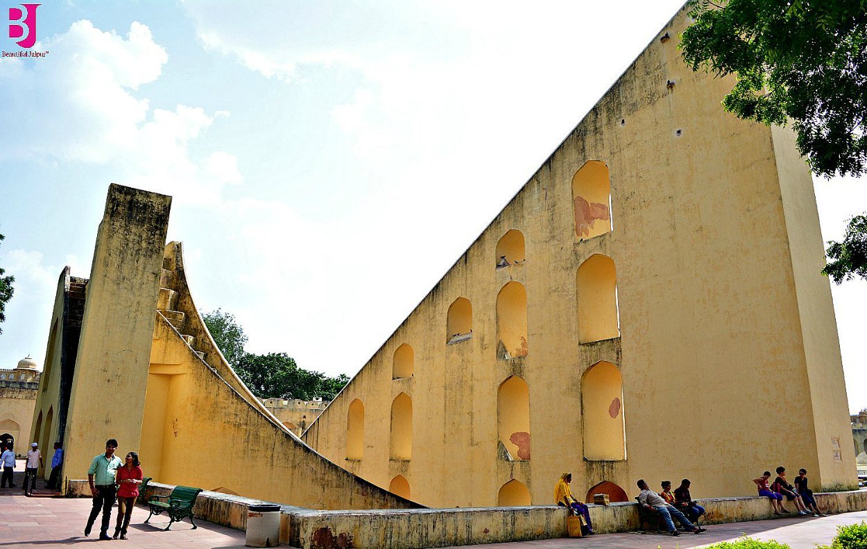 Large Samrat Yantra sundial at Jantar Mantar Jaipur