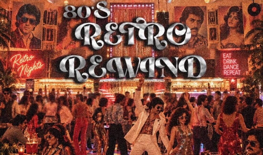80s Retro Rewind theme party at The Boss Hyper Lounge Jaipur on 19 and 20 September 2026