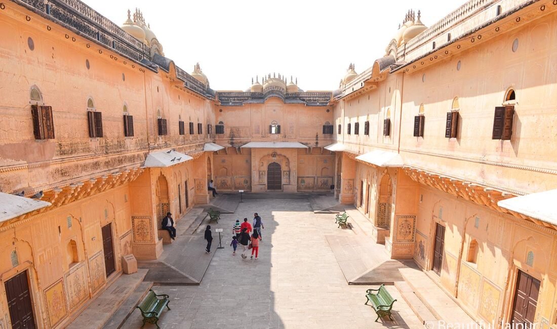 Interior corridors of Nahargarh Fort