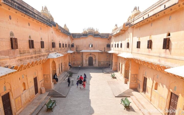 Interior corridors of Nahargarh Fort