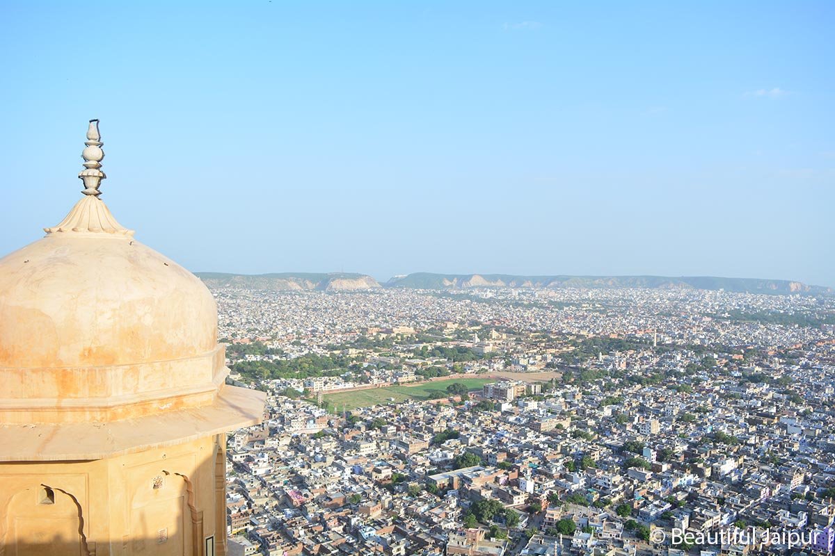 Jaipur city view from Nahargarh Fort