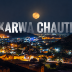 Karwa Chauth moonrise over Jaipur at night – Jaipur moonrise time 8:23 PM